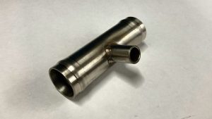Late DB4 , DB5 / DB6 Filler Pipe T Piece Stainless Steel