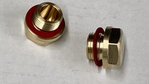 3/8 BSP Brass Flanged Blanking Plug DB5 DB6 Thermostat Housing