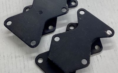 Steering rack mounts, Genuine METALASTIK Pair.