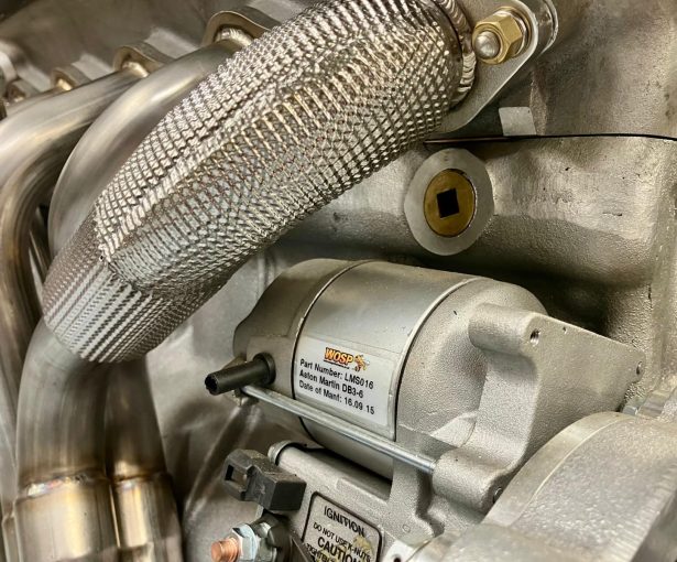 PFA 6 Cylinder Tubular Exhaust Manifold Headers Standard Bore Thermal Lagging rear