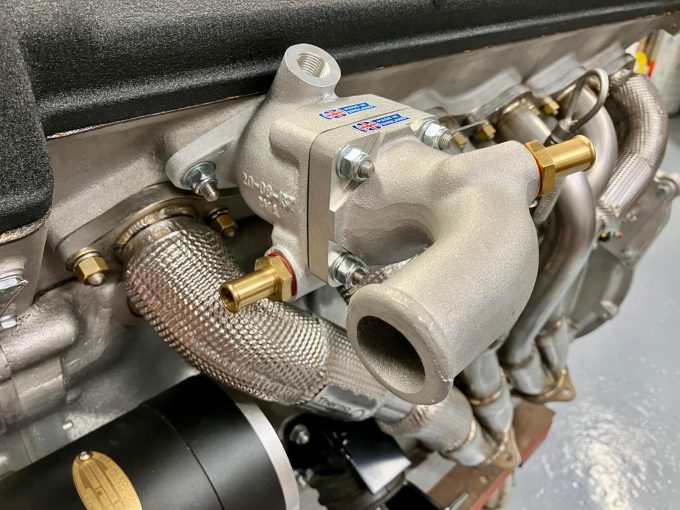 PFA Reproduction DB4 and DB4GT Complete Thermostat Housing 3.7L