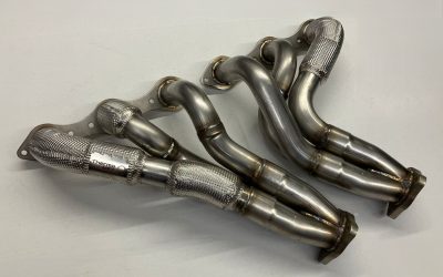PFA 6 Cylinder Tubular Exhaust Manifold Headers Standard Bore Thermal Lagging