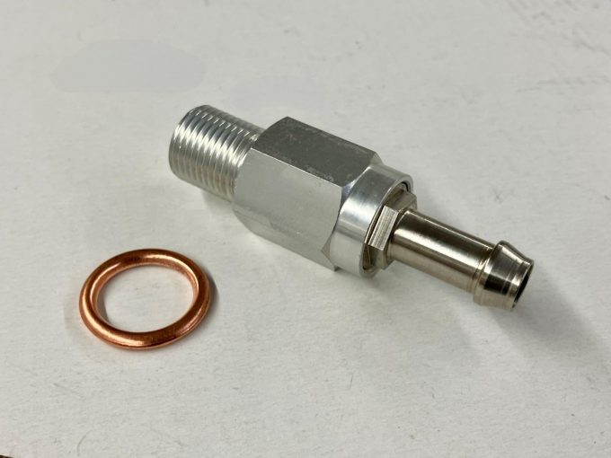 PFA Servo One Way Vacuum Non-return Vacuum valve By J.M.B For 6 And 8 Cylinder Classics