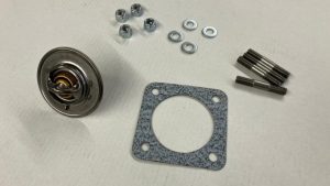 PFA Aston Martin 6 Cylinder 75 Deg C Thermostat Kit Including Studs DB4 DB5 DB6's Classics