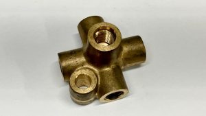 PFA DB4 5 Way Brass Brake Union