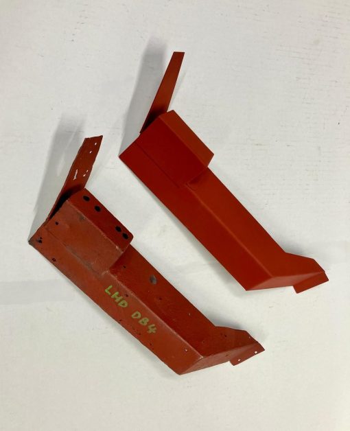 PFA DB4 Pedal Return Spring Anchor Piece LHD Series 1 - 4 Shield Assembly front lower